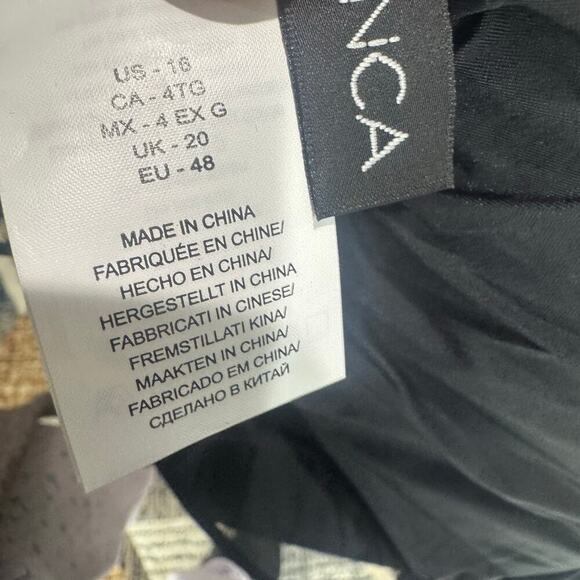 La Blanca Standard Island Goddess Strappy Shoulder One Piece Swimsuit 16 NWOT - Picture 9 of 11